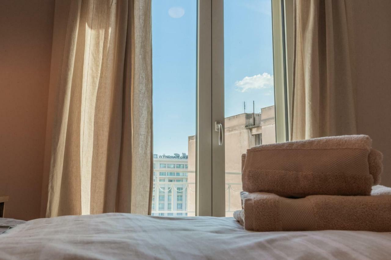100M2 Luxury Apartment In The Heart Of Athens - Living Stone Emerald Exteriör bild